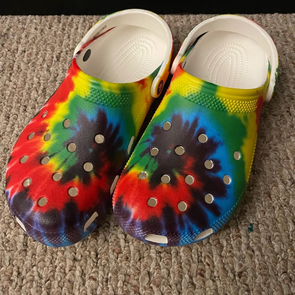 Tie Dye Crocs!